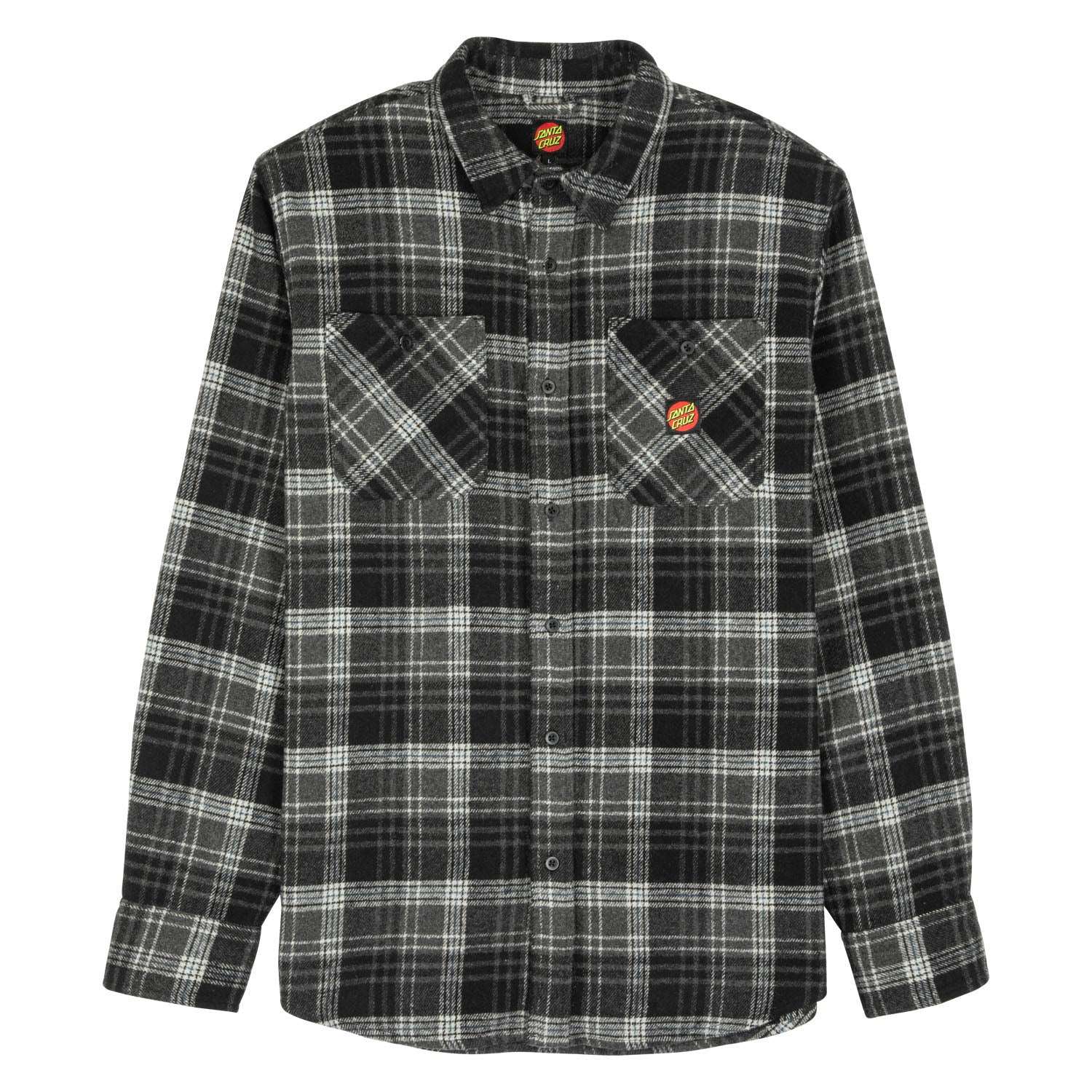 Santa Cruz Apex shirt-Black/Check