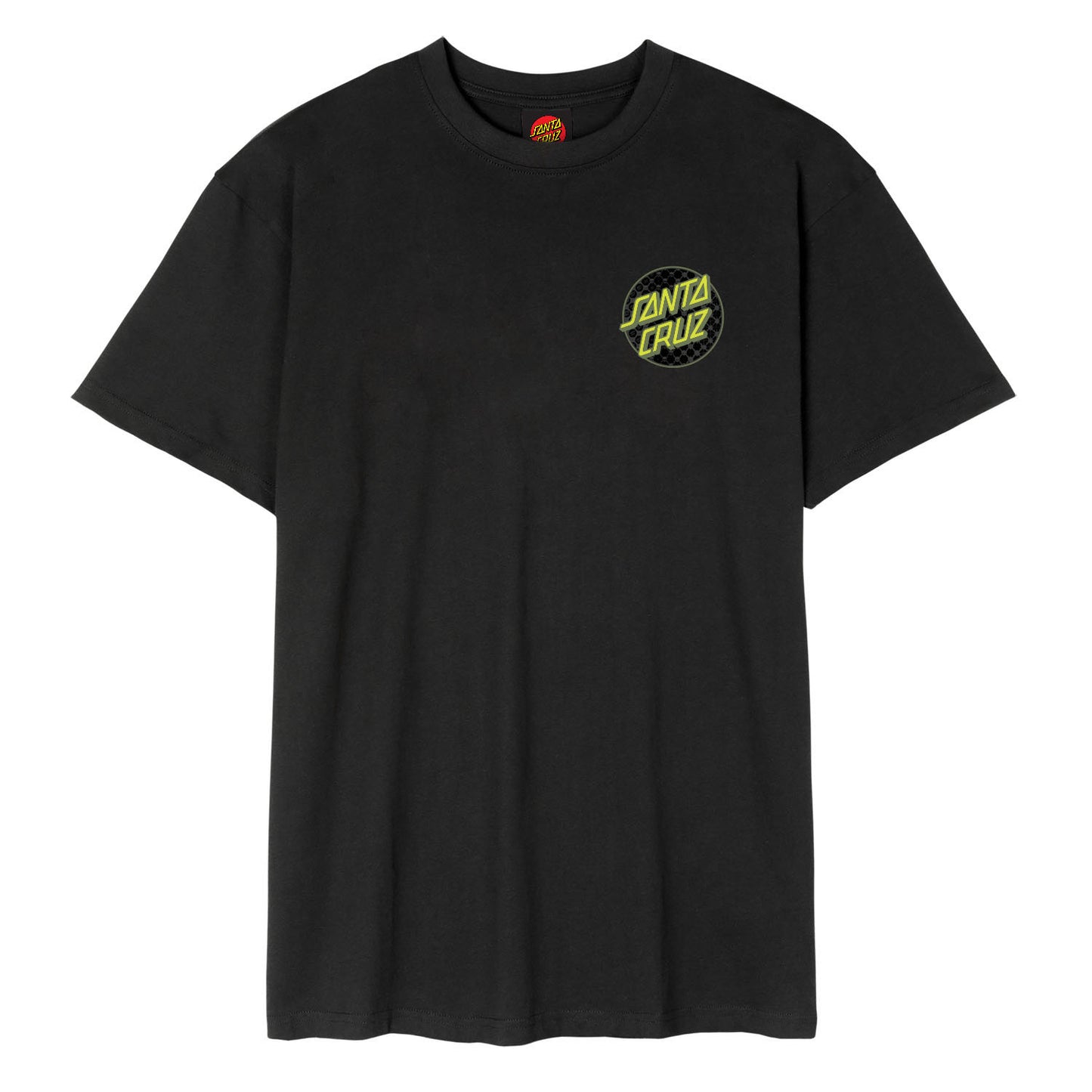 SANTA CRUZ MEN'S MEYER FREESTYLE DOT T SHIRT - BLACK