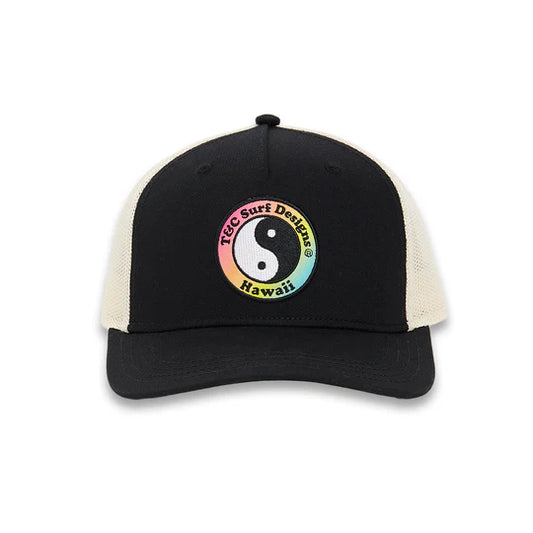 Town and Country YY Trucker cap-Black/Gradient Logo