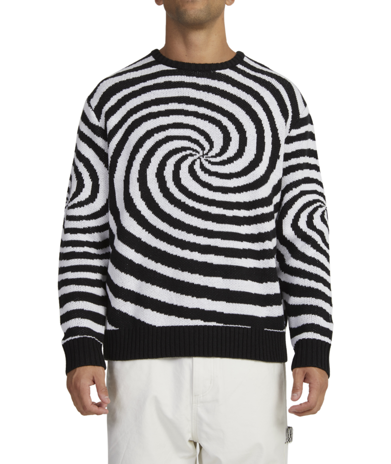 RVCA SPIRAL CREW KNIT