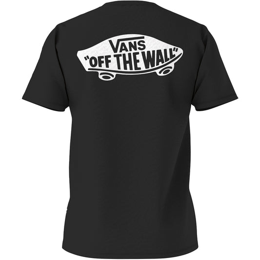 Vans Men's Style 76 Back Print T-shirt- Black/White | Vans |