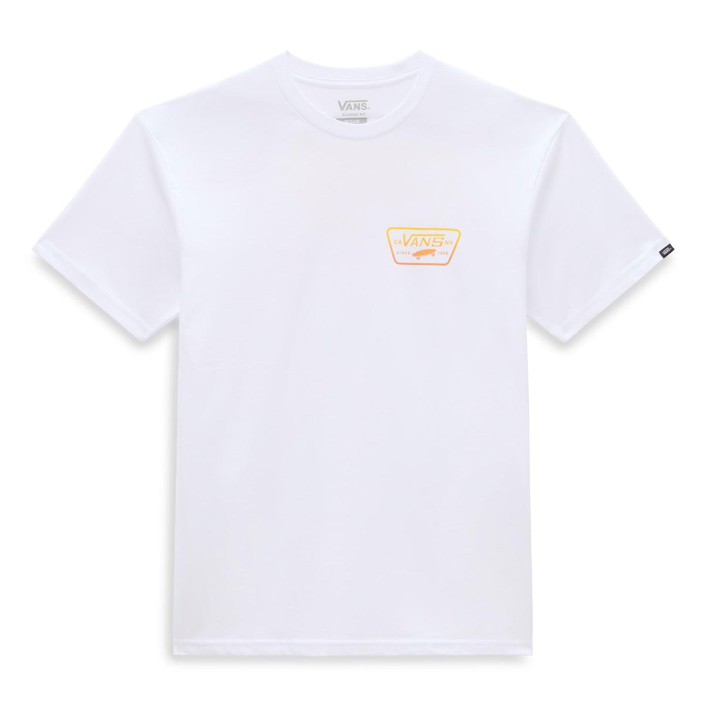 Vans Men's Full Patch Back T-shirt-White/Copper Tan | Vans | T Shirt