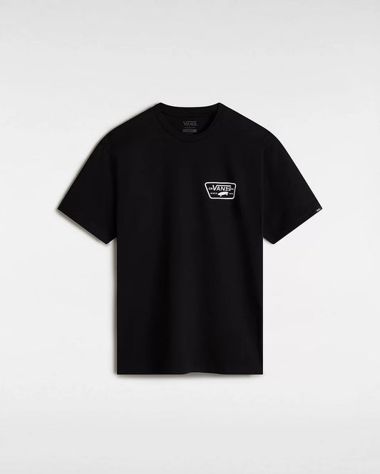 Vans Men's Full Patch T-shirt-Black/White | Vans |