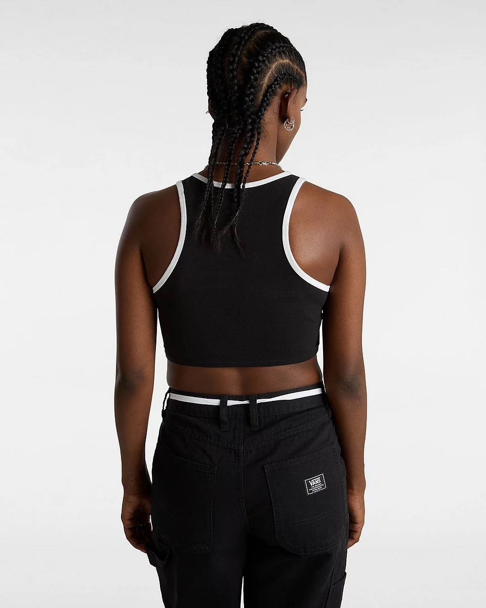 VANS GIRLS LONGLINE RACERBACK VEST