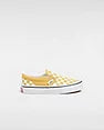 Vans Kids Classic Slip On-Colour Theory Checkerboard Golden Glow