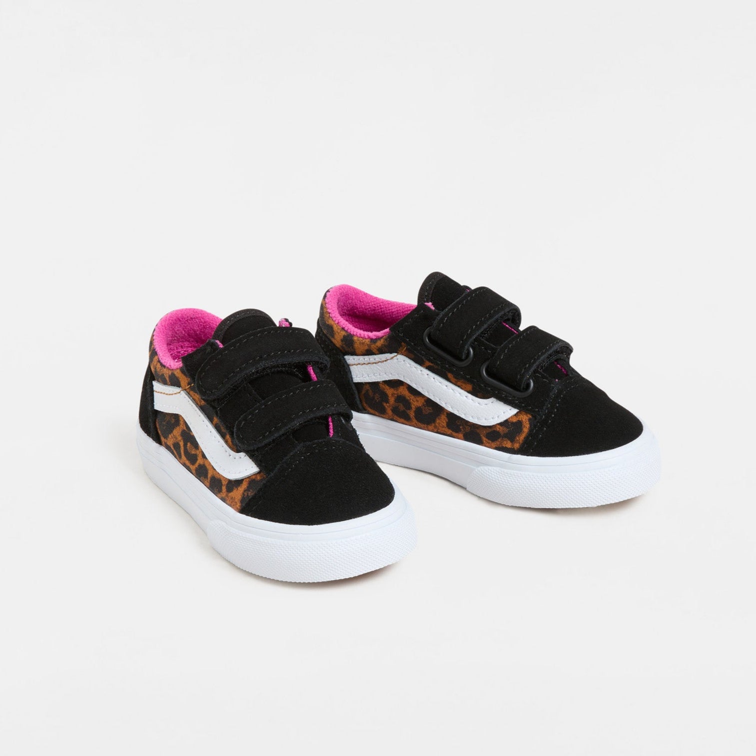 Vans Old Skool V Toddler Shoes-Leopard Pop/ Black Multi | Vans | Childrens Shoes