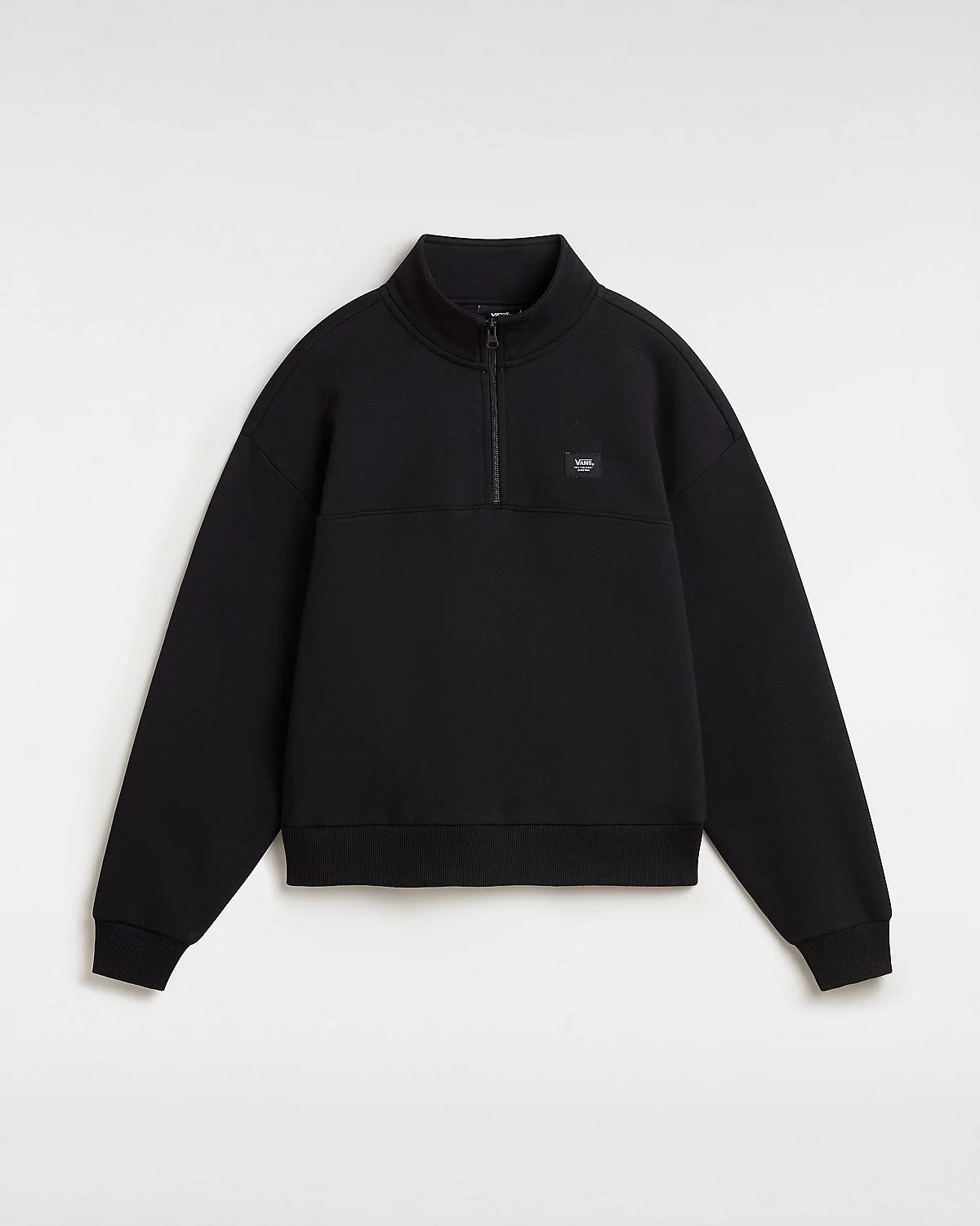 Vans Leighton Mock Neck Sweatshirt-Black