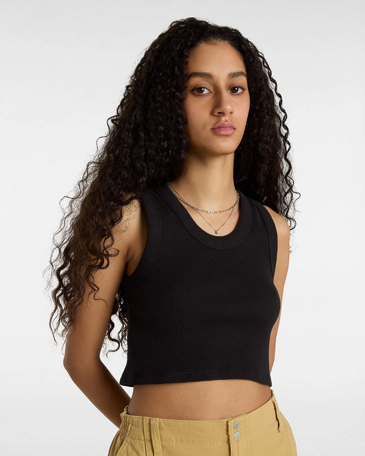 Vans Drew Rib Tank Top-Black