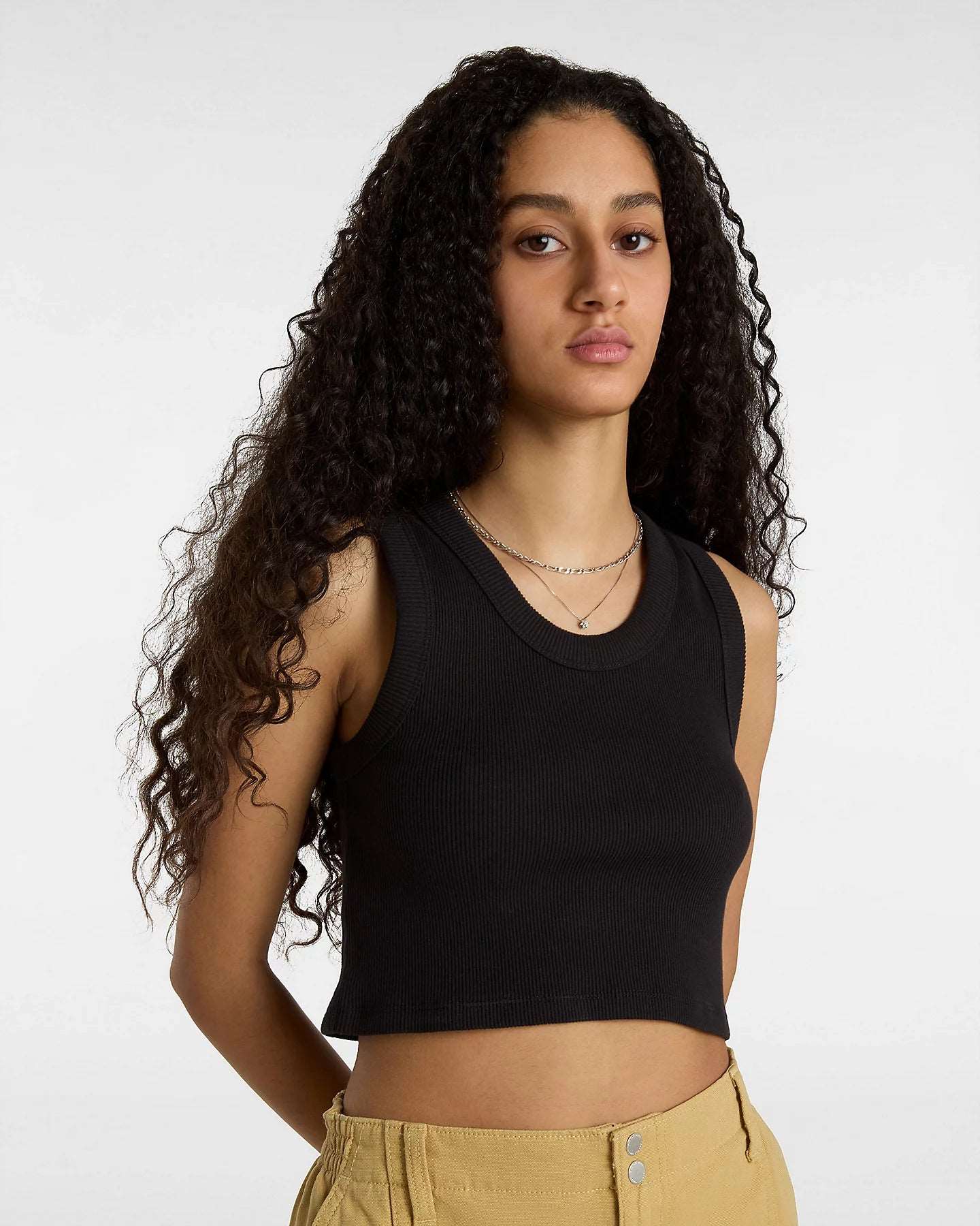 Vans Drew Rib Tank Top-Black XL | Vans |