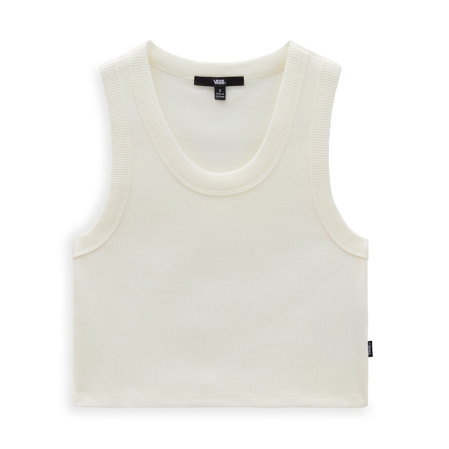 Vans Womens Drew Rib Tank-Marshmallow