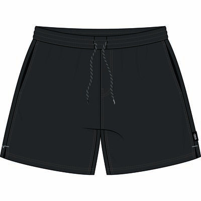 Vans Men's Primary Solid Elastic Boardshort-Black