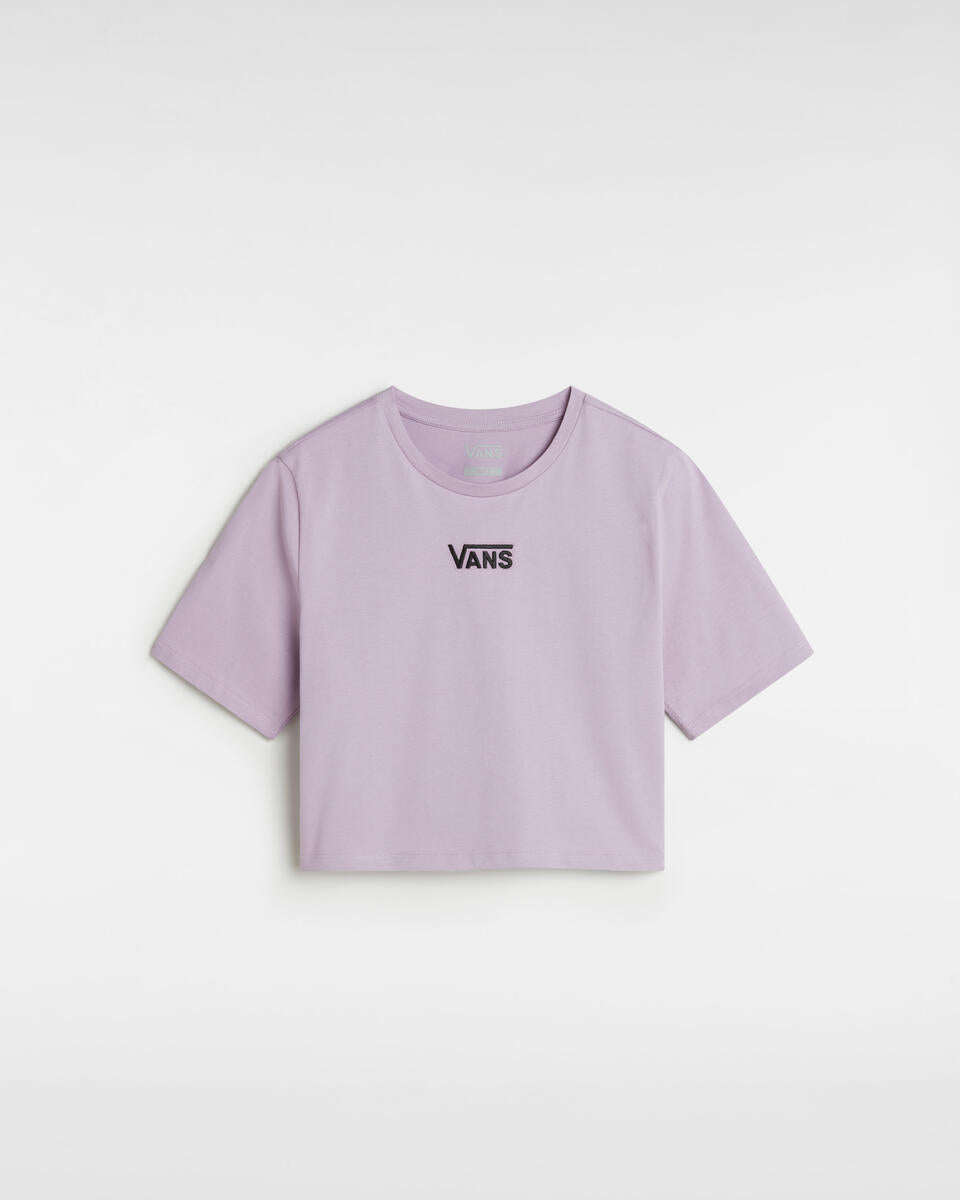 Vans Flying V Crew Crop T-Shirt-Lavender