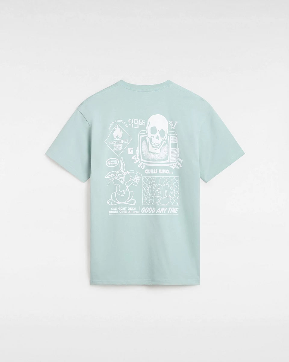 Vans Crazy Eddy T-Shirt-Grey Mist XL | Vans | T Shirt