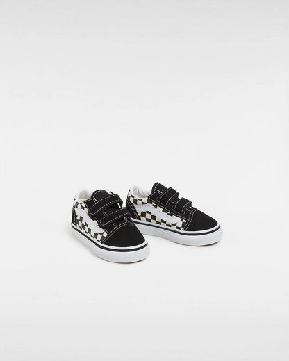 Vans Toddler Old Skool V PRIMARY CHECK-BLK/WHITE | Vans | trainers