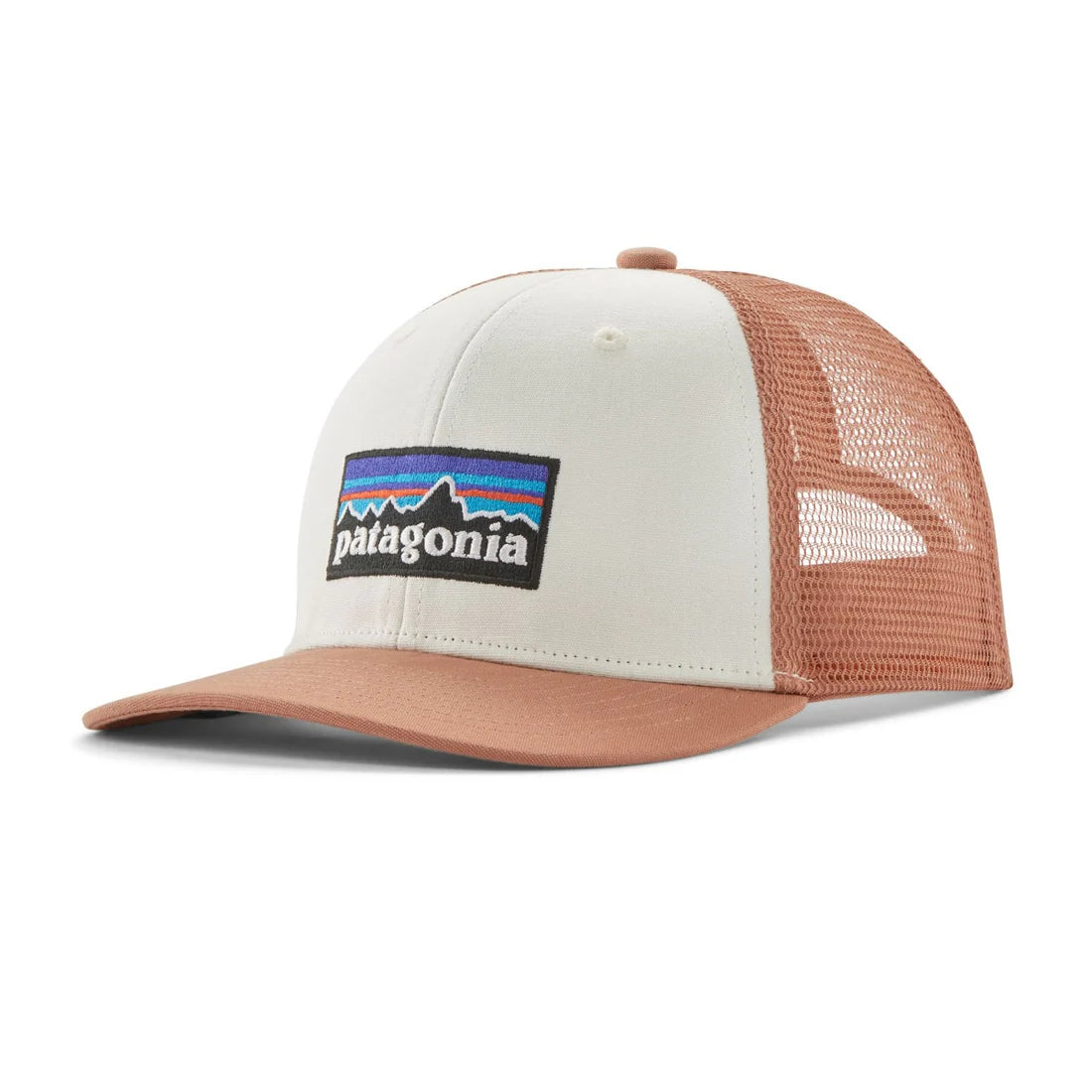 Patagonia Kids' Trucker Hat-P6 logo Birch White | Patagonia |