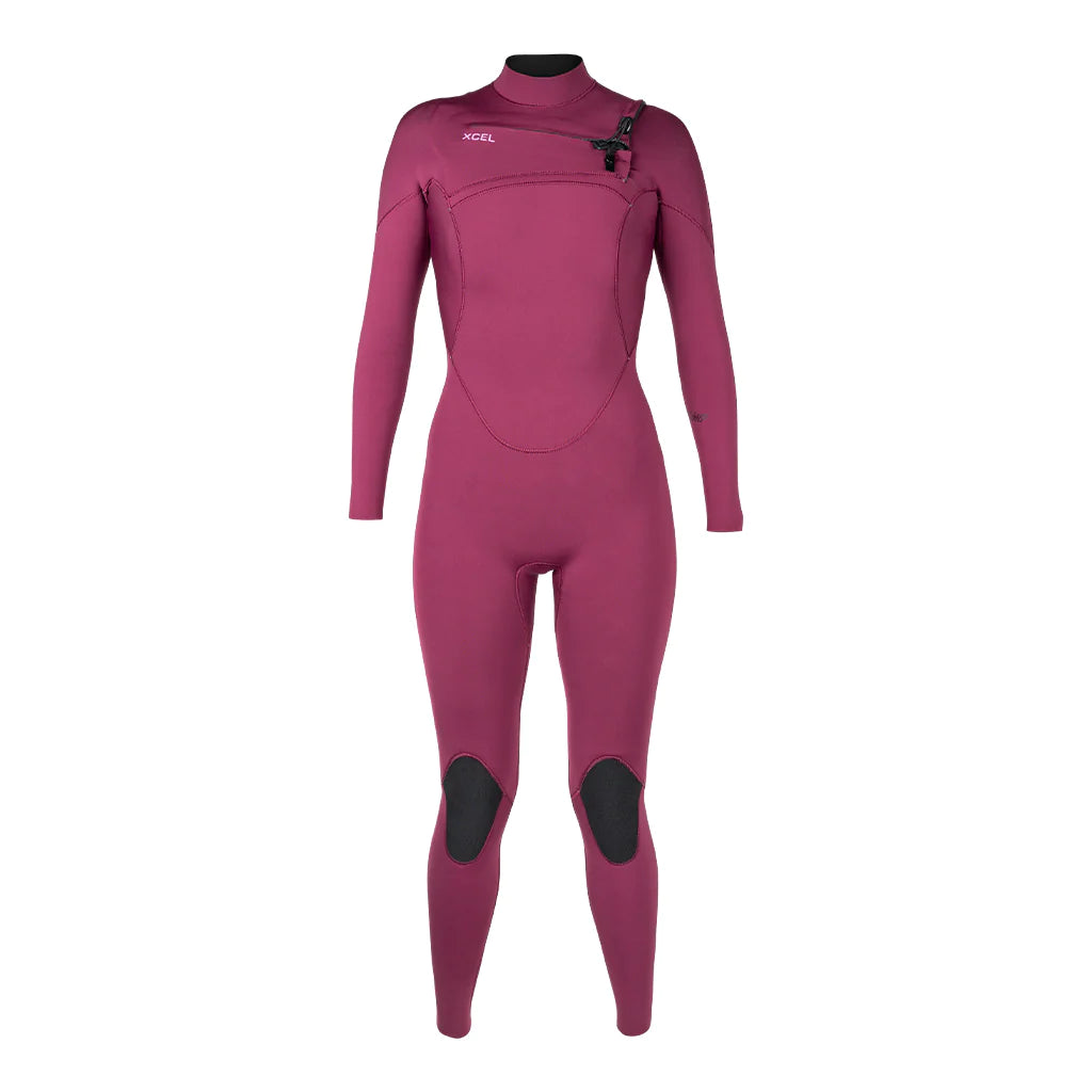 XCEL WOMEN'S COMP 3/2 CHEST ZIP WETSUIT