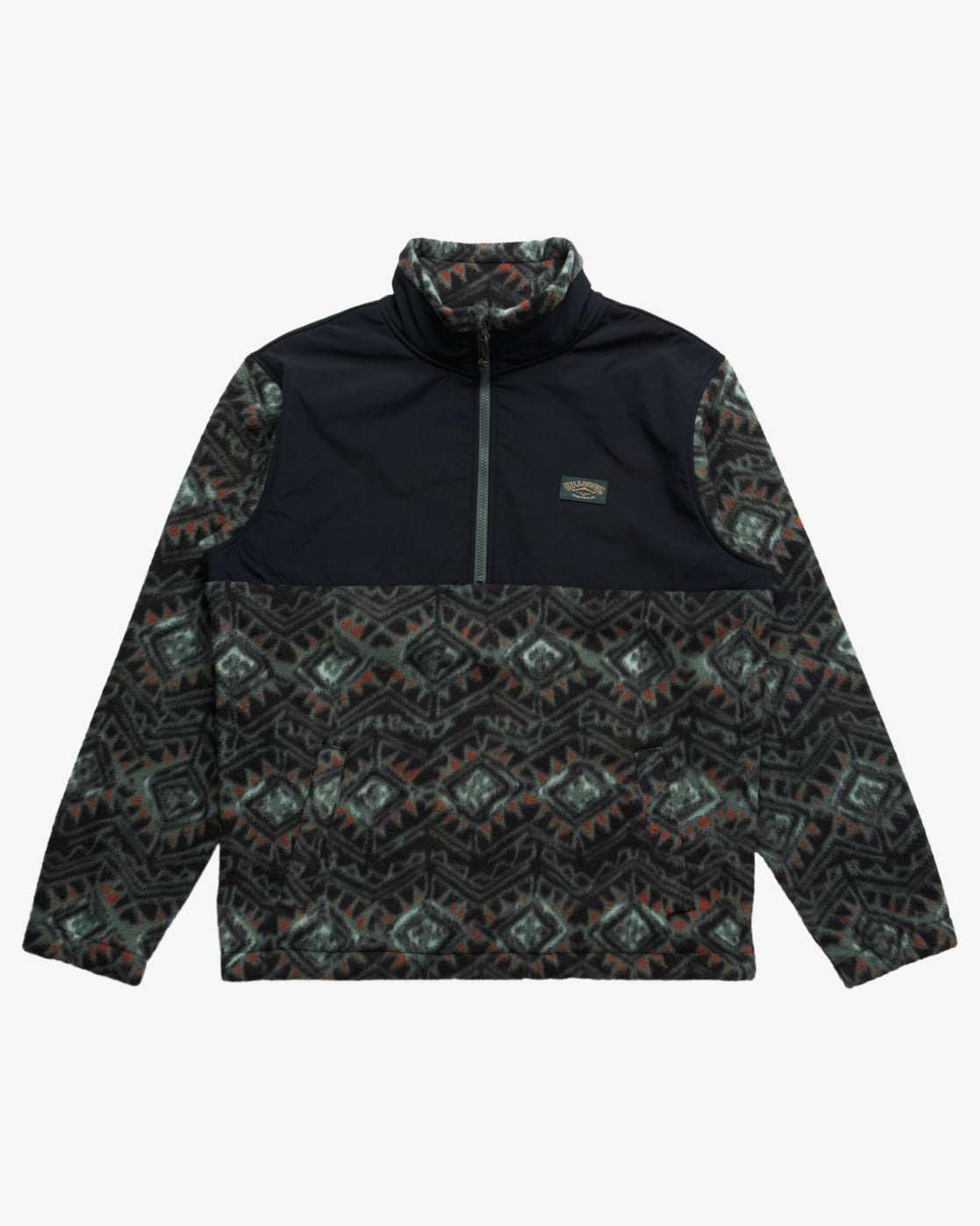 Billabong Boundary Re-issue - Polar Fleece Half Zip Pullover-black