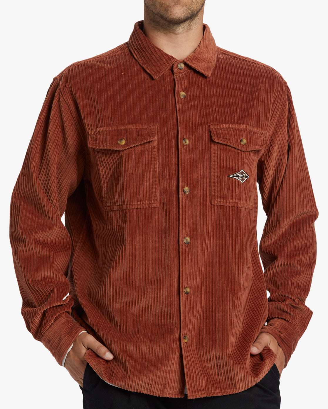 Billabong Bong Days - Long Sleeve Shirt-Rust