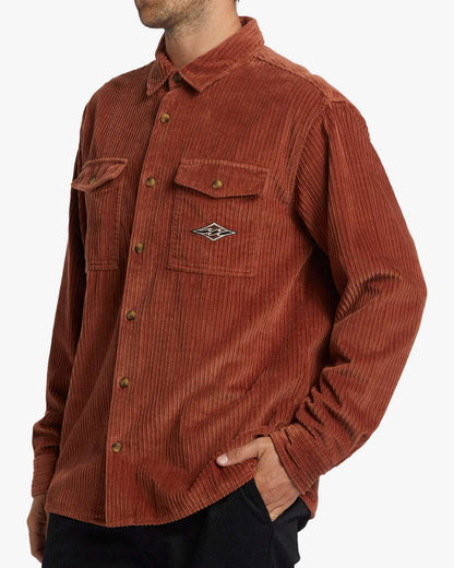 Billabong Bong Days - Long Sleeve Shirt-Rust