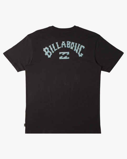 Billabong Men's Arch Fill - Short Sleeves-Washed Black