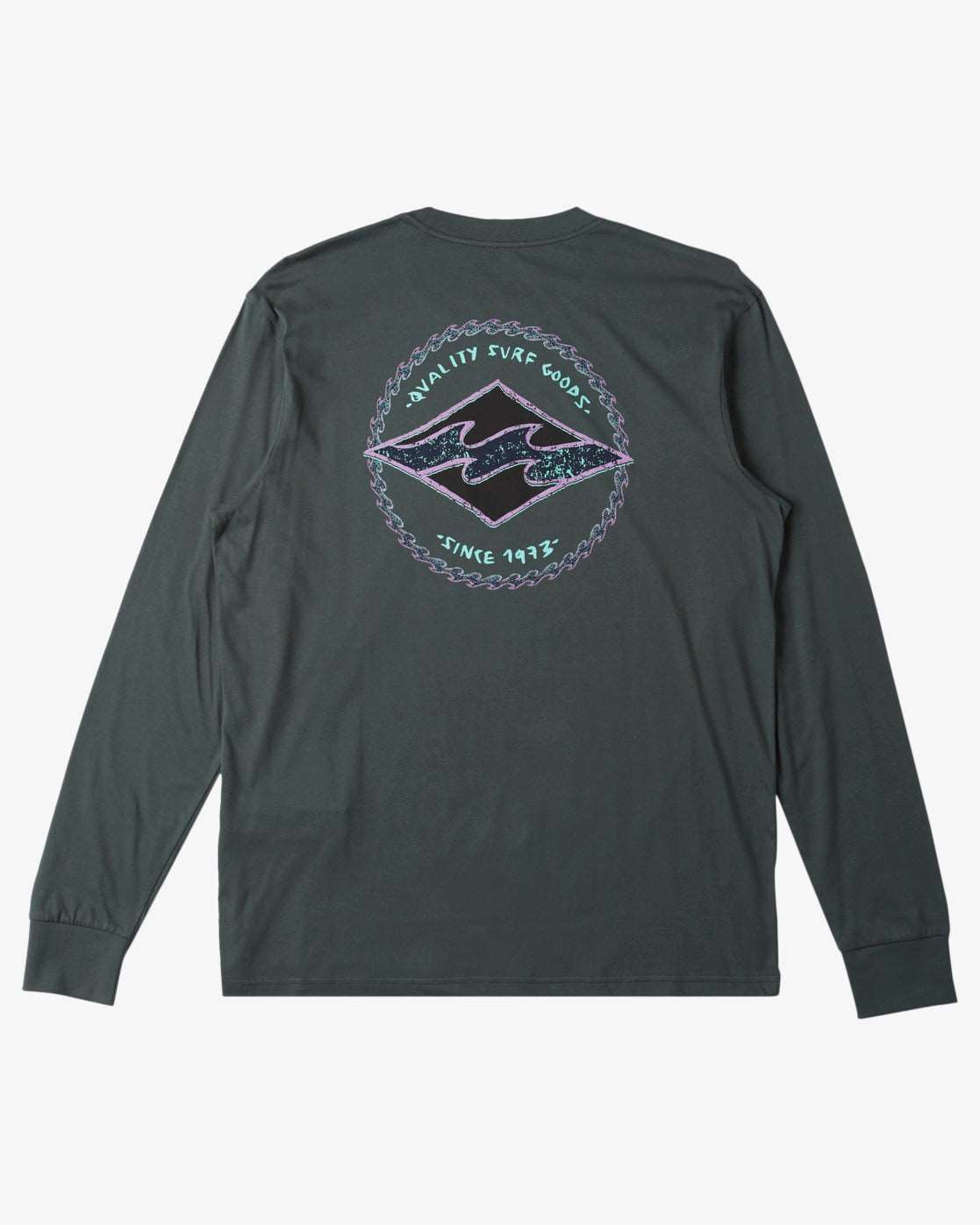 Billabong Rotor Diamond - Long Sleeves T-shirt-Slate Green