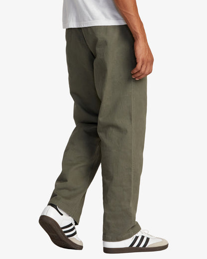 RVCA Americana Chinos-Olive