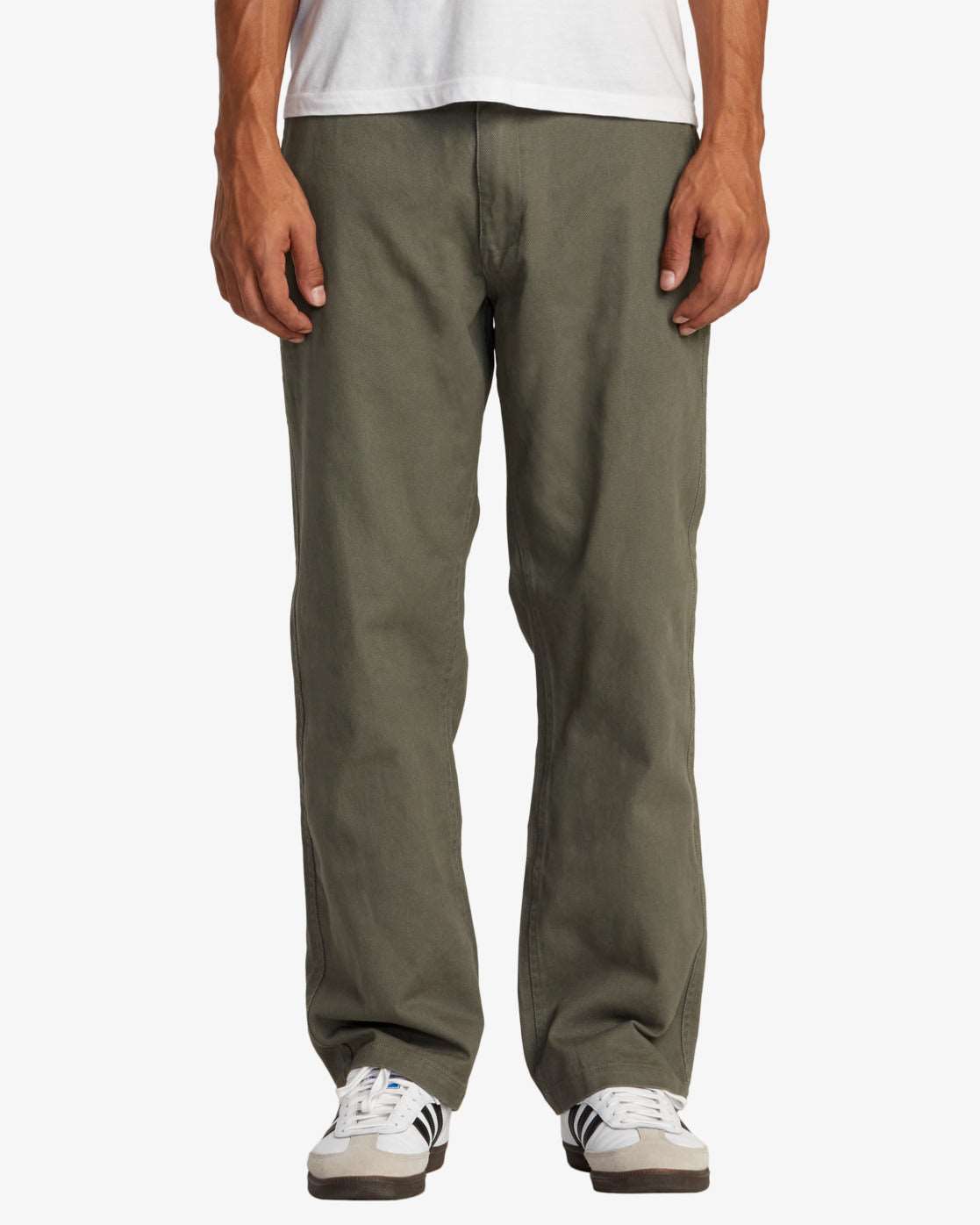 RVCA Americana Chinos-Olive