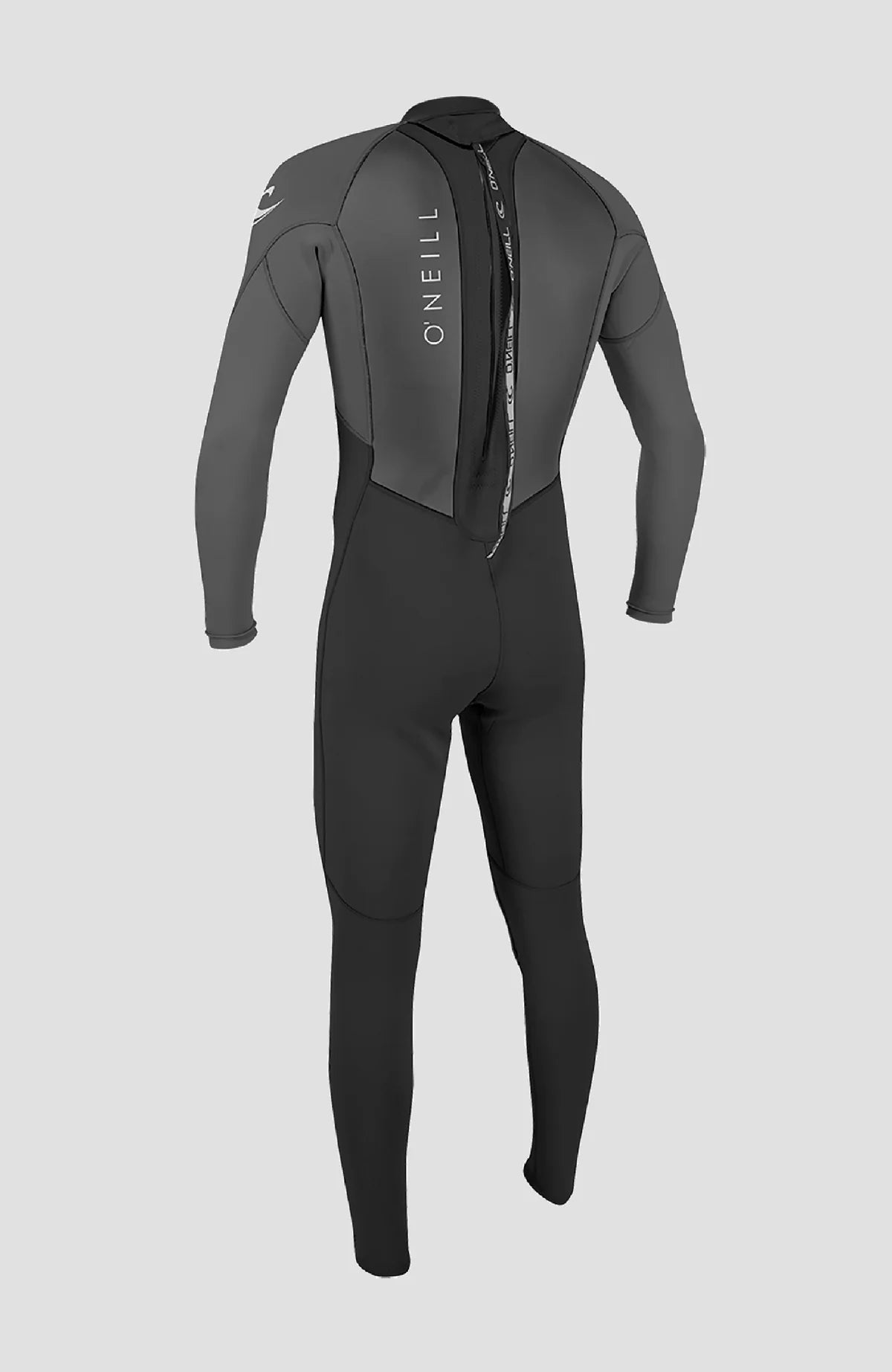 O’NEILL MENS REACTOR 3/2 MM BACK ZIP FULL WETSUIT | BLACK /GRAPHITE