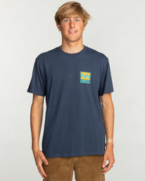 Billabong Stamp - T-Shirt for Men-Denim