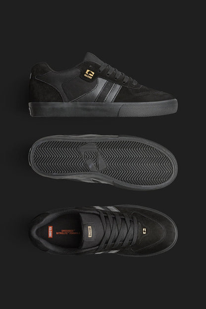 Globe Encore 2 - Black / Gold Dip Skate Shoes