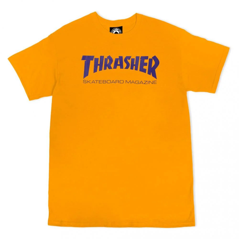 Thrasher Skate Mag T-shirt-Gold