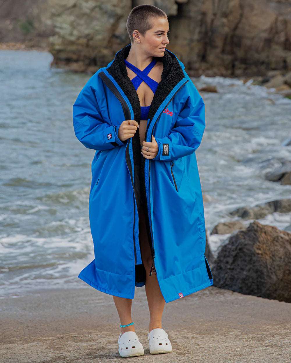 DryRobe Adult V3 Long Sleeve Cobalt / Black