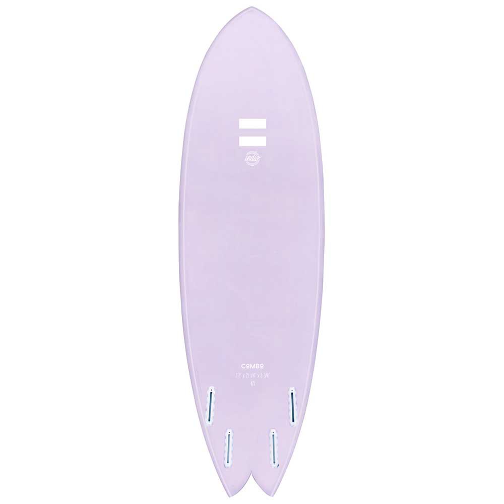 Indio “ Combo Quad“ Fish Surfboard- Lilac ( 2023 Model )