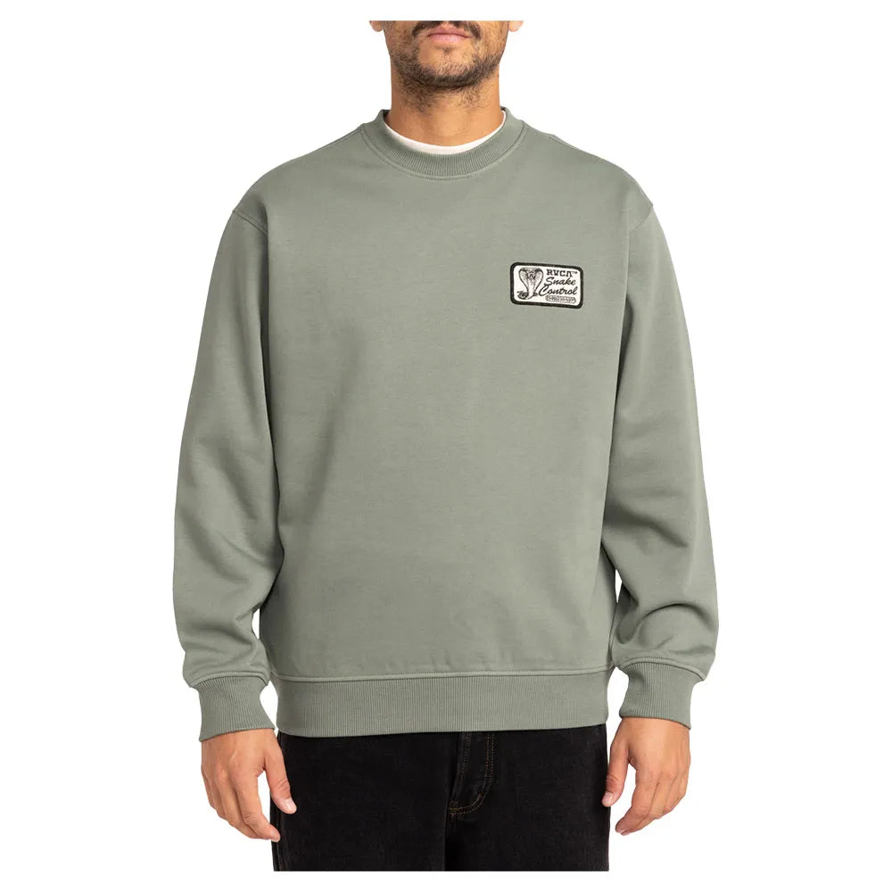 RVCA Cobra Service Sweatshirt-Jade