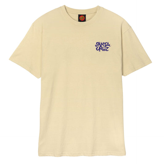 Santa Cruz Knox firepit Dot T-shirt-Sand