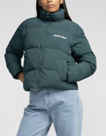 Santa Cruz Strip 2 in 1 Quilted Jacket-Emerald