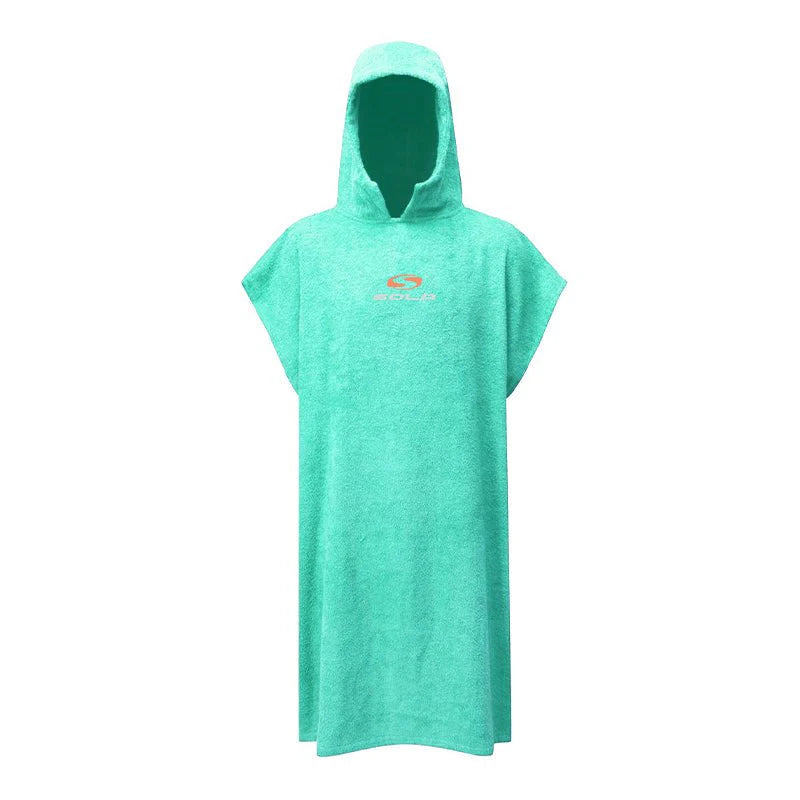 Sola Towelling Changing Poncho - Mint Green