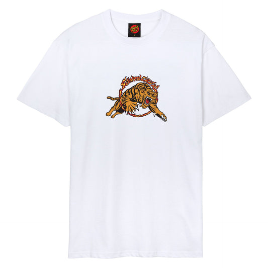 Santa Cruz Salba Tiger simplified Tshirt-White | Santa Cruz | T Shirt